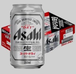 画像1: 【オリオンビールライセンス生産】アサヒ スーパードライ　350ｍｌ缶×24本