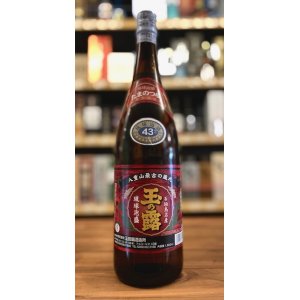 画像: 玉那覇酒造所 玉の露（赤ラベル）43度 1800ml