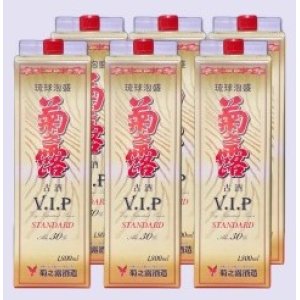 画像: 菊之露酒造 菊之露VIPスタンダード 古酒 30度 1800ml 紙パック×6本