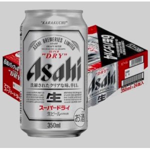画像: 【オリオンビールライセンス生産】アサヒ スーパードライ　350ｍｌ缶×24本