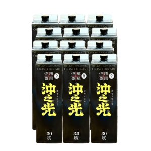 画像: 沖の光酒造 沖之光 30度 1800ml 紙パック×12本