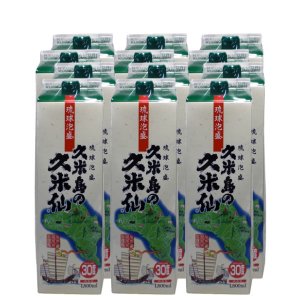 画像: 久米島の久米仙　久米島の久米仙パック30度1,800ml　12本セッ.ト