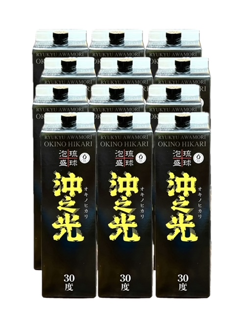 画像1: 沖の光酒造 沖之光 30度 1800ml 紙パック×12本