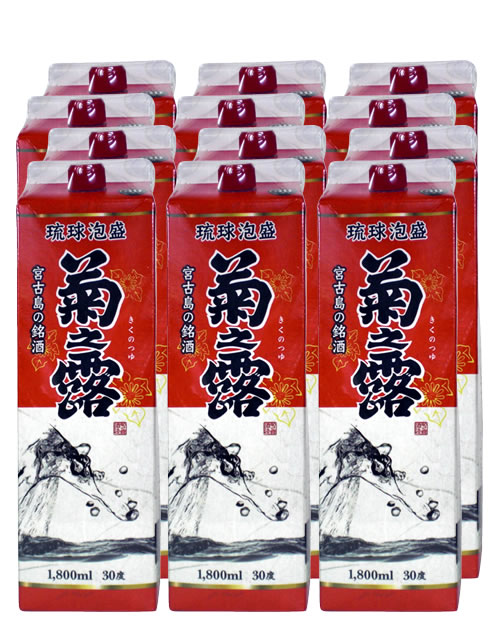 画像1: 菊之露酒造　菊之露30度　1800ｍl×12本 紙パック